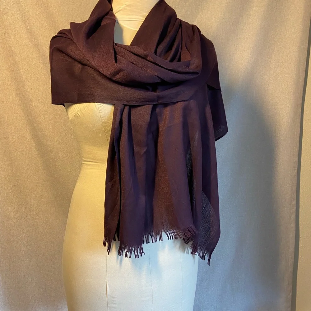 JASMINE PASHMINA - Purple Scarf